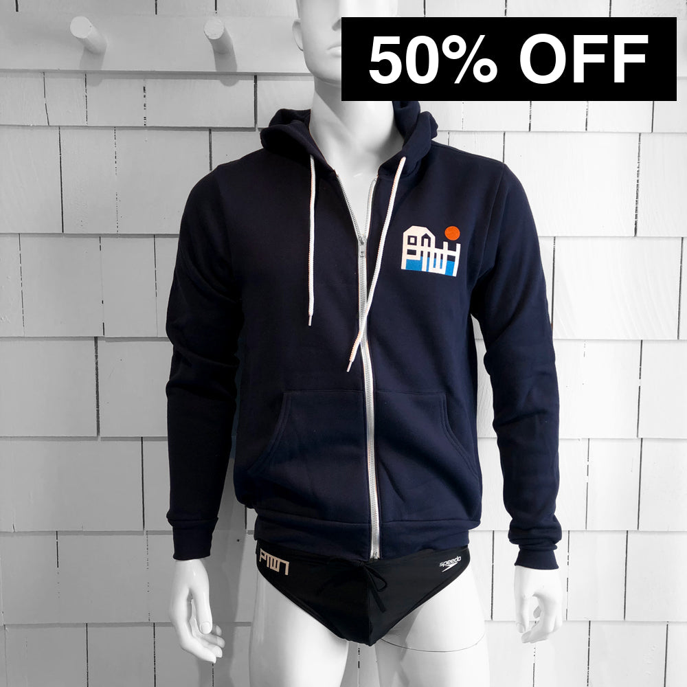 Ptown / Wharf Hdz Navy Xs Zip Hoodie