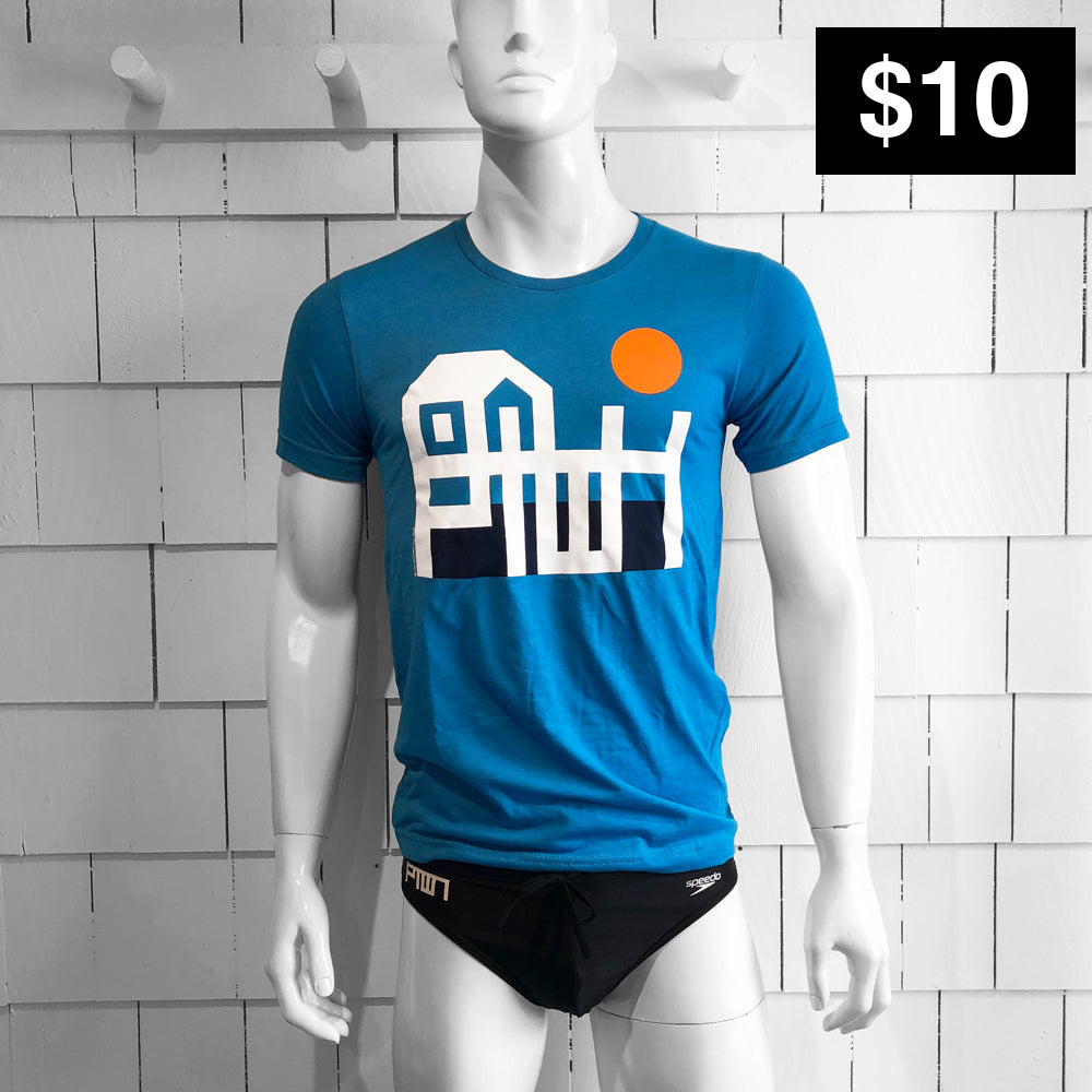 Ptown / Wharf Tee Neon Blue Xs T-Shirt