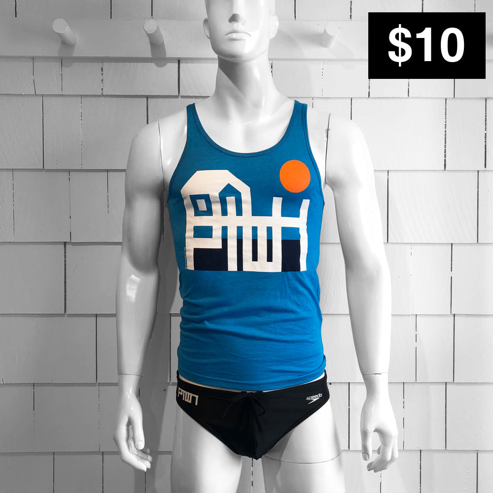 Ptown / Wharf Tnk Neon Blue Xs Tank