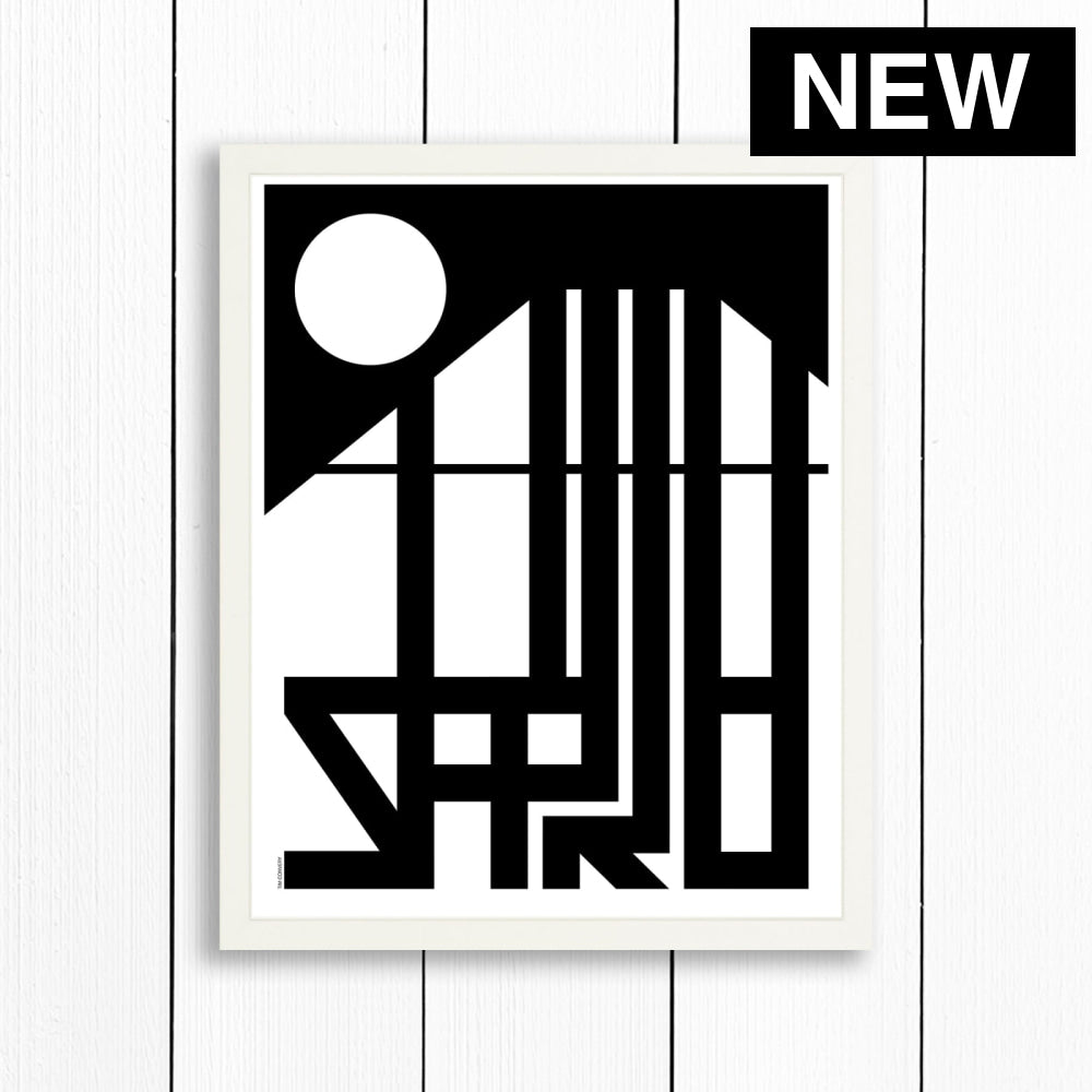 Sapporo / Print Black + White 16X20 Artwork