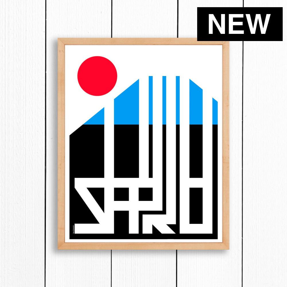 Sapporo / Print Color 16X20 Natural Artwork