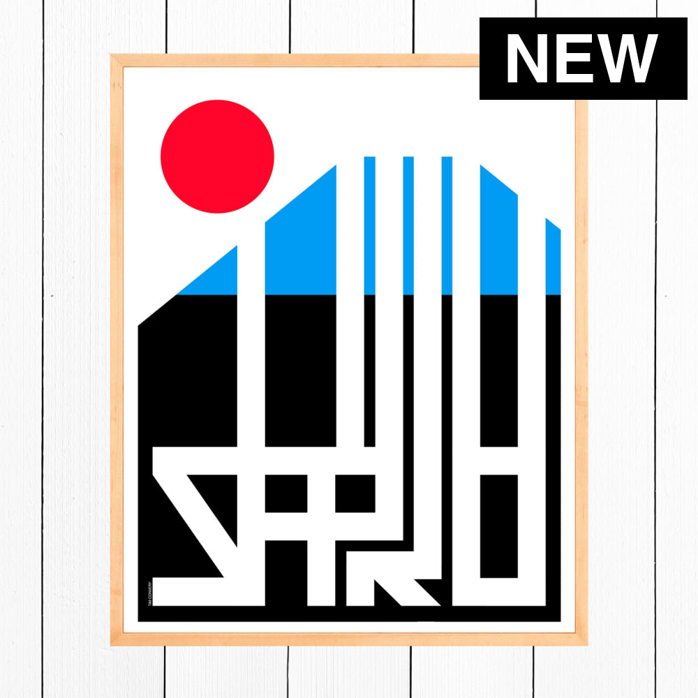 Sapporo / Print Color 24X30 Natural Artwork