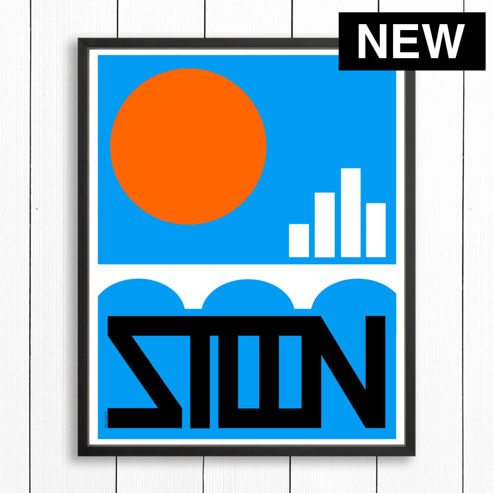 SASKATOON SK / PRINT COLOR / 24X30 / BLACK Artwork