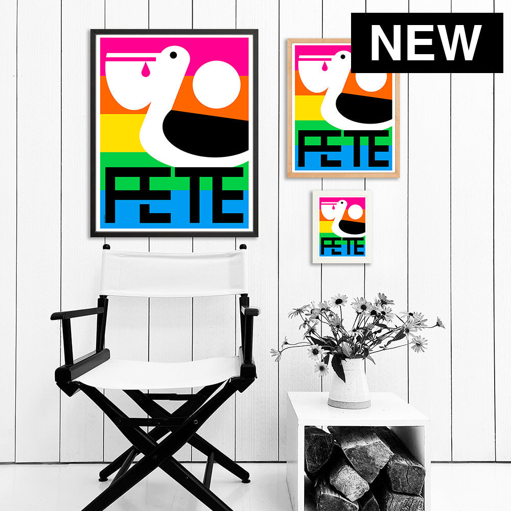 ST. PETE RNBW / PRINT - COLOR / 24X30 / BLACK - Artwork
