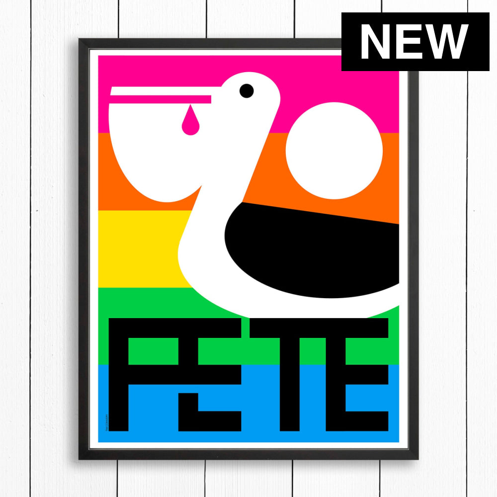 ST. PETE RNBW / PRINT - COLOR / 24X30 / BLACK - Artwork