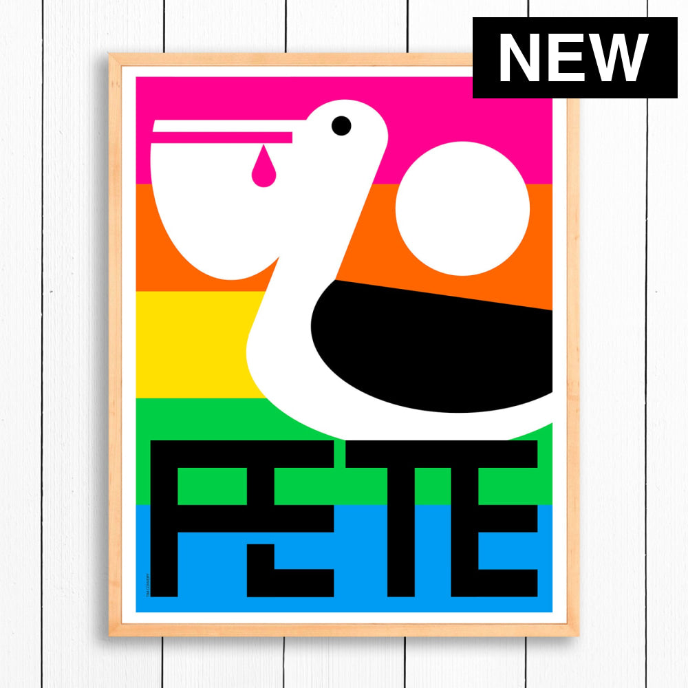ST. PETE RNBW / PRINT - COLOR / 24X30 / NATURAL - Artwork