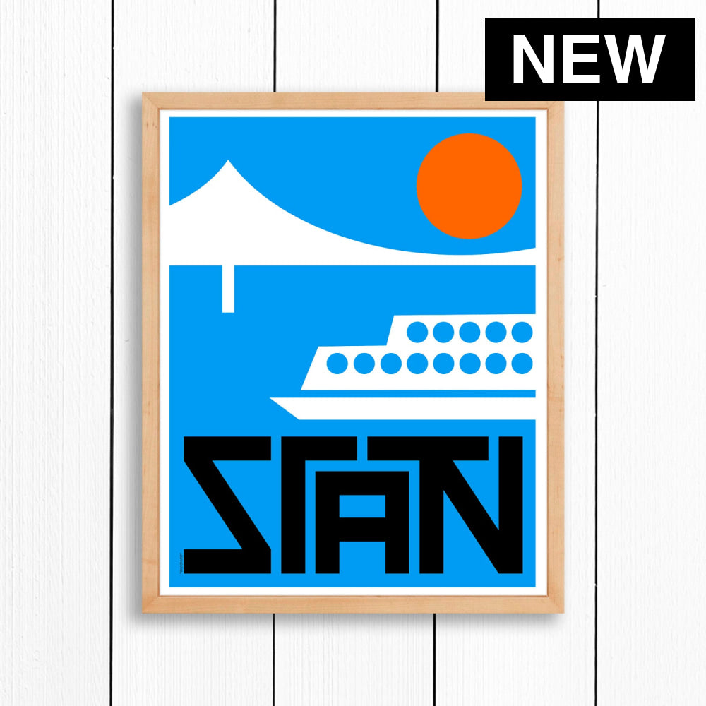 STATEN ISLAND / PRINT COLOR / 16X20 / NATURAL Artwork