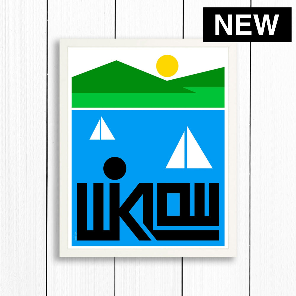 WICKLOW / PRINT COLOR / 16X20 / WHITE Artwork