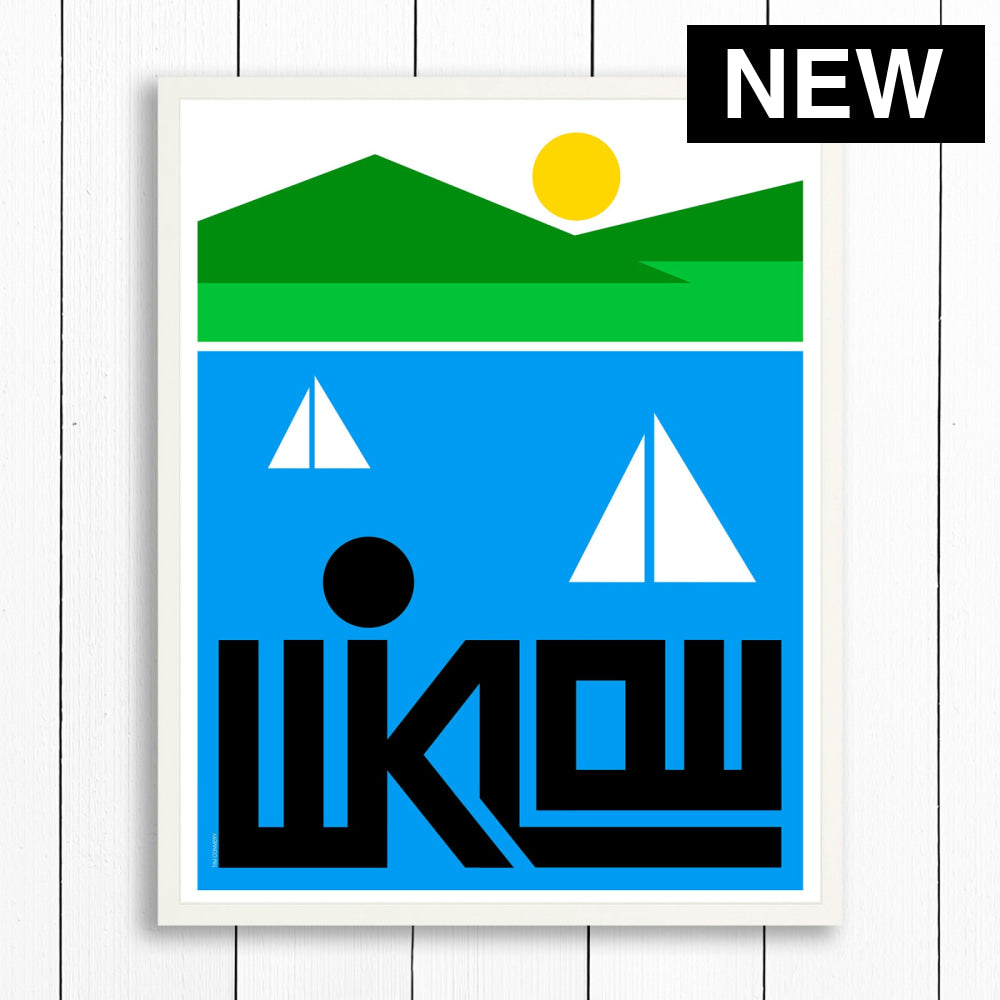 WICKLOW / PRINT COLOR / 24X30 / WHITE Artwork