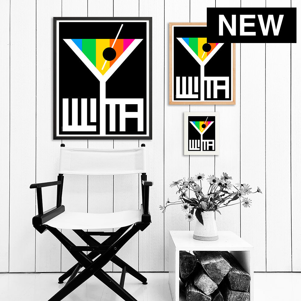 WILTON MANORS / PRINT COLOR / 24X30 / BLACK Artwork