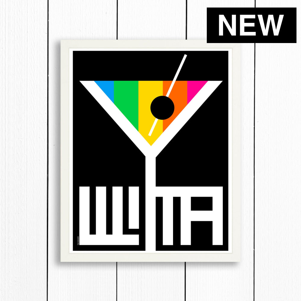 WILTON MANORS / PRINT COLOR / 16X20 / WHITE Artwork