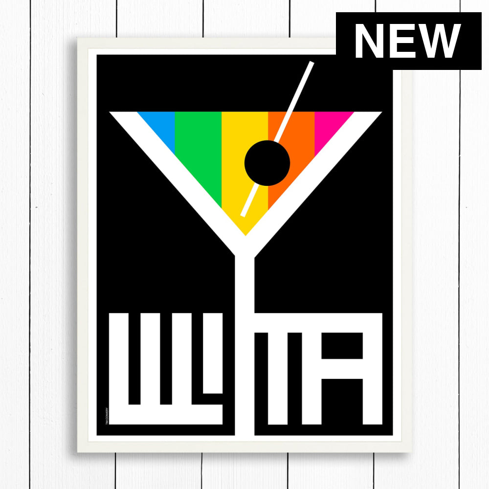 WILTON MANORS / PRINT COLOR / 24X30 / WHITE Artwork