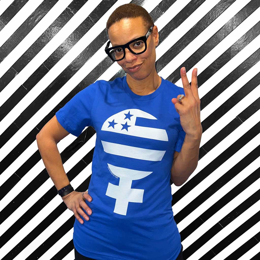 Tee / Goddess Blue S