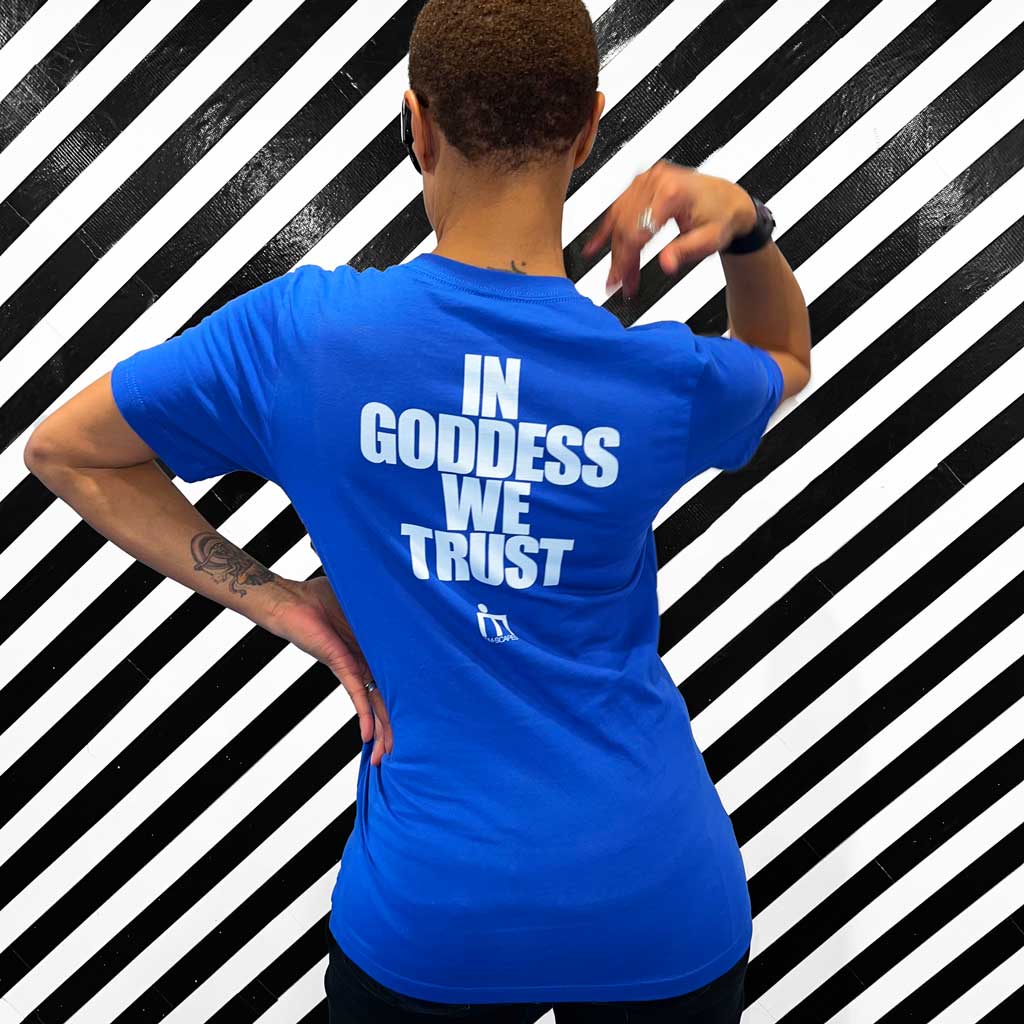 Tee / Goddess Blue S