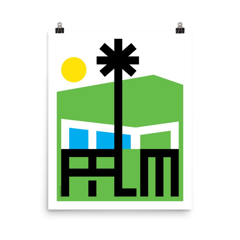 16X20 / Palm Springs Butterfly Loose Print